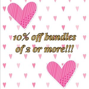 💕10% off bundles of 2 or more items! 💕